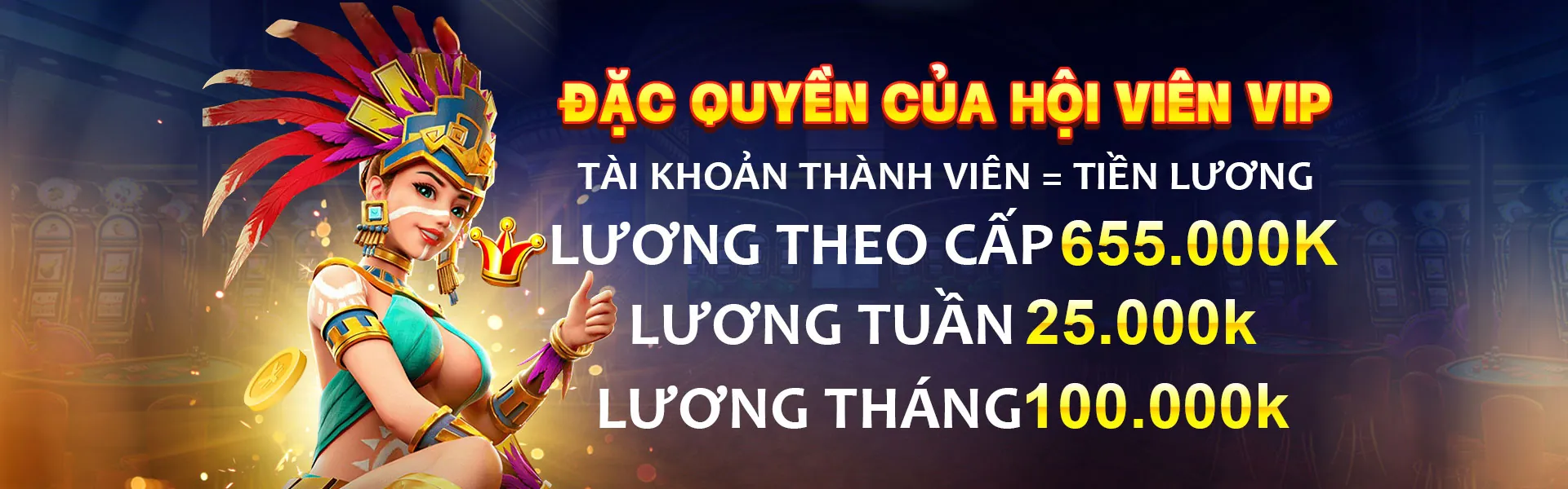 Chương trình VIP lucky888 nổ hũ với các đặc quyền sang trọng